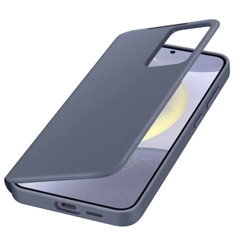 Galaxy S24+ S-View Wallet Case, Violet +‎ FREE Anti-Reflecting Protector